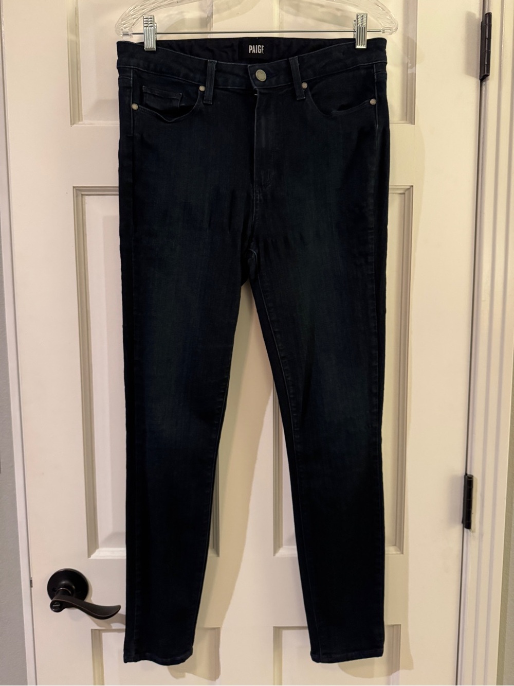 PAIGE Women’s Dark Denim Jeans - Hoxton Ankle - Size 31